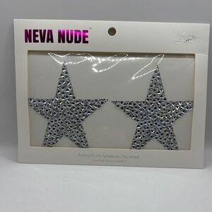 Neva Nude Silver Star Pasties